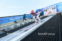 31.12.2016, Garmisch, Germany (GER): Vincent Descombes Sevoie (FRA) - FIS world cup ski jumping, four hills tournament, training, Garmisch (GER). www.nordicfocus.com. © Rauschendorfer/NordicFocus. Every downloaded picture is fee-liable.