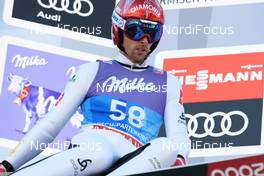 31.12.2016, Garmisch, Germany (GER): Vincent Descombes Sevoie (FRA) - FIS world cup ski jumping, four hills tournament, training, Garmisch (GER). www.nordicfocus.com. © Rauschendorfer/NordicFocus. Every downloaded picture is fee-liable.