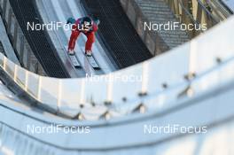 31.12.2016, Garmisch, Germany (GER): Gabriel Karlen (SUI) - FIS world cup ski jumping, four hills tournament, training, Garmisch (GER). www.nordicfocus.com. © Rauschendorfer/NordicFocus. Every downloaded picture is fee-liable.