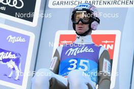 31.12.2016, Garmisch, Germany (GER): Lukas Hlava (CZE) - FIS world cup ski jumping, four hills tournament, training, Garmisch (GER). www.nordicfocus.com. © Rauschendorfer/NordicFocus. Every downloaded picture is fee-liable.