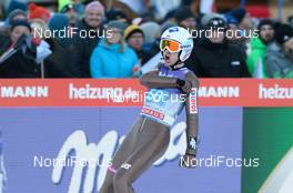 01.01.2017, Garmisch, Germany (GER): Kamil Stoch (POL) - FIS world cup ski jumping, four hills tournament, individual HS140, Garmisch (GER). www.nordicfocus.com. © Rauschendorfer/NordicFocus. Every downloaded picture is fee-liable.