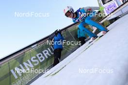 03.01.2017, Innsbruck, Austria (AUT): Daniel Andre Tande (NOR) - FIS world cup ski jumping, four hills tournament, training, Innsbruck (AUT). www.nordicfocus.com. © Rauschendorfer/NordicFocus. Every downloaded picture is fee-liable.
