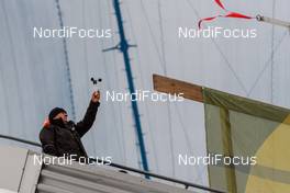 04.01.2017, Innsbruck, Austria (AUT): wind measurement and wind flag   - FIS world cup ski jumping, four hills tournament, individual HS130, Innsbruck (AUT). www.nordicfocus.com. © Rauschendorfer/NordicFocus. Every downloaded picture is fee-liable.