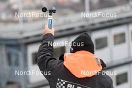 04.01.2017, Innsbruck, Austria (AUT): wind measurement   - FIS world cup ski jumping, four hills tournament, individual HS130, Innsbruck (AUT). www.nordicfocus.com. © Rauschendorfer/NordicFocus. Every downloaded picture is fee-liable.