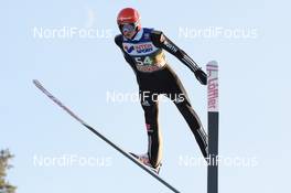03.01.2017, Innsbruck, Austria (AUT): Karl Geiger (GER) - FIS world cup ski jumping, four hills tournament, training, Innsbruck (AUT). www.nordicfocus.com. © Rauschendorfer/NordicFocus. Every downloaded picture is fee-liable.