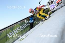 03.01.2017, Innsbruck, Austria (AUT): Severin Freund (GER) - FIS world cup ski jumping, four hills tournament, training, Innsbruck (AUT). www.nordicfocus.com. © Rauschendorfer/NordicFocus. Every downloaded picture is fee-liable.