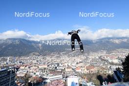 03.01.2017, Innsbruck, Austria (AUT): Sebastian Colloredo (ITA) - FIS world cup ski jumping, four hills tournament, training, Innsbruck (AUT). www.nordicfocus.com. © Rauschendorfer/NordicFocus. Every downloaded picture is fee-liable.