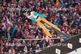 21.01.2017, Zakopane, Poland (POL): Casey Larson (USA) - FIS world cup ski jumping, team HS140, Zakopane (POL). www.nordicfocus.com. © Rauschendorfer/NordicFocus. Every downloaded picture is fee-liable.