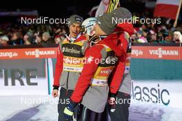 28.01.2017, Willingen, Germany (GER): Piotr Zyla (POL), Kamil Stoch (POL), (l-r)  - FIS world cup ski jumping, team HS145, Willingen (GER). www.nordicfocus.com. © Rauschendorfer/NordicFocus. Every downloaded picture is fee-liable.