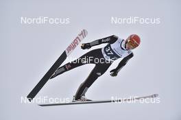 12.03.2017, Oslo, Norway (NOR): Karl Geiger (GER) - FIS world cup ski jumping, individual HS134, Oslo (NOR). www.nordicfocus.com. © Thibaut/NordicFocus. Every downloaded picture is fee-liable.