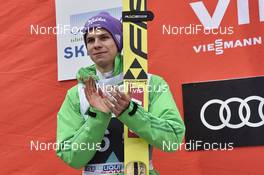 12.03.2017, Oslo, Norway (NOR): Andreas Wellinger (GER) - FIS world cup ski jumping, individual HS134, Oslo (NOR). www.nordicfocus.com. © Thibaut/NordicFocus. Every downloaded picture is fee-liable.