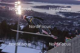 10.03.2017, Oslo, Norway (NOR): Karl Geiger (GER) - FIS world cup ski jumping, qualification, Oslo (NOR). www.nordicfocus.com. © Manzoni/NordicFocus. Every downloaded picture is fee-liable.