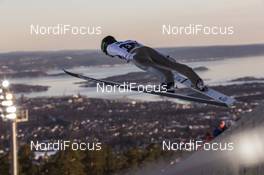 10.03.2017, Oslo, Norway (NOR): Sergey Tkachenko (KAZ) - FIS world cup ski jumping, qualification, Oslo (NOR). www.nordicfocus.com. © Manzoni/NordicFocus. Every downloaded picture is fee-liable.