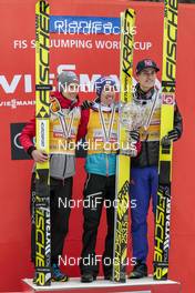 24.03.2017, Planica, Slovenia (SLO): Kamil Stoch (POL), Stefan Kraft (AUT) - FIS world cup ski flying, cups, Planica (SLO). www.nordicfocus.com. © Modica/NordicFocus. Every downloaded picture is fee-liable.