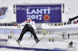 24.02.2017, Lahti, Finland (FIN): GER Eisenbichler Markus (0) - FIS nordic world ski championships, ski jumping, individual HS100, Lahti (FIN). www.nordicfocus.com. © Thibaut/NordicFocus. Every downloaded picture is fee-liable.