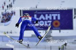 24.02.2017, Lahti, Finland (FIN): Davide Bresadola (ITA) - FIS nordic world ski championships, ski jumping, individual HS100, Lahti (FIN). www.nordicfocus.com. © Thibaut/NordicFocus. Every downloaded picture is fee-liable.