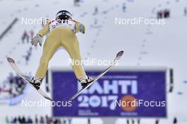 24.02.2017, Lahti, Finland (FIN): Kevin Bickner (USA) - FIS nordic world ski championships, ski jumping, individual HS100, Lahti (FIN). www.nordicfocus.com. © Thibaut/NordicFocus. Every downloaded picture is fee-liable.