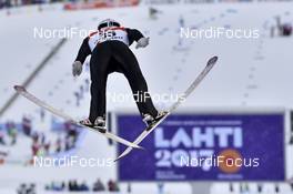 24.02.2017, Lahti, Finland (FIN): Sebastian Colloredo (ITA) - FIS nordic world ski championships, ski jumping, individual HS100, Lahti (FIN). www.nordicfocus.com. © Thibaut/NordicFocus. Every downloaded picture is fee-liable.