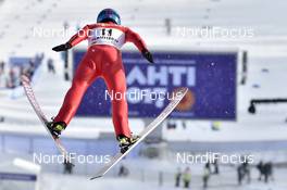 24.02.2017, Lahti, Finland (FIN): Kristaps Nezhborts (LAT) - FIS nordic world ski championships, ski jumping, individual HS100, Lahti (FIN). www.nordicfocus.com. © Thibaut/NordicFocus. Every downloaded picture is fee-liable.