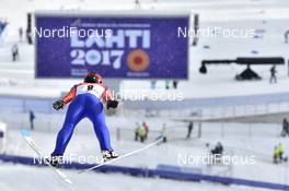 24.02.2017, Lahti, Finland (FIN): Casey Larson (USA) - FIS nordic world ski championships, ski jumping, individual HS100, Lahti (FIN). www.nordicfocus.com. © Thibaut/NordicFocus. Every downloaded picture is fee-liable.
