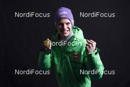 27.02.2017, Lahti, Finland (FIN): Andreas Wellinger (GER) - FIS nordic world ski championships, ski jumping, medals, Lahti (FIN). www.nordicfocus.com. © Modica/NordicFocus. Every downloaded picture is fee-liable.