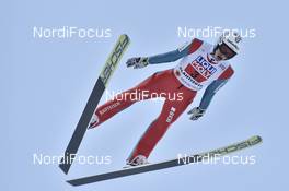 04.03.2017, Lahti, Finland (FIN): Gregor Deschwanden (SUI) - FIS nordic world ski championships, ski jumping, team HS130, Lahti (FIN). www.nordicfocus.com. © Thibaut/NordicFocus. Every downloaded picture is fee-liable.