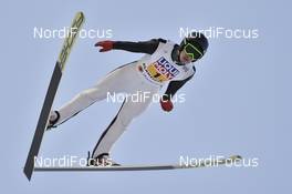 04.03.2017, Lahti, Finland (FIN): Nikolay Karpenko (KAZ) - FIS nordic world ski championships, ski jumping, team HS130, Lahti (FIN). www.nordicfocus.com. © Thibaut/NordicFocus. Every downloaded picture is fee-liable.