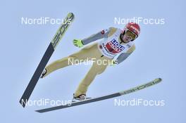 04.03.2017, Lahti, Finland (FIN): Jarkko Maeaettae (FIN) - FIS nordic world ski championships, ski jumping, team HS130, Lahti (FIN). www.nordicfocus.com. © Thibaut/NordicFocus. Every downloaded picture is fee-liable.