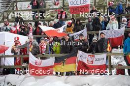 09.12.2017, Titisee-Neustadt, Germany (GER): Fans from Poland  - FIS world cup ski jumping, team HS142, Titisee-Neustadt (GER). www.nordicfocus.com. © Rauschendorfer/NordicFocus. Every downloaded picture is fee-liable.