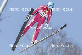 04.02.2017, Hinzenbach, Austria (AUT): Veronica Gianmoena (ITA) - FIS world cup ski jumping ladies, individual HS94, Hinzenbach (AUT). www.nordicfocus.com. © Modica/NordicFocus. Every downloaded picture is fee-liable.