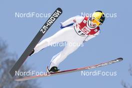 04.02.2017, Hinzenbach, Austria (AUT): Julia Kykkaenen (FIN) - FIS world cup ski jumping ladies, individual HS94, Hinzenbach (AUT). www.nordicfocus.com. © Modica/NordicFocus. Every downloaded picture is fee-liable.
