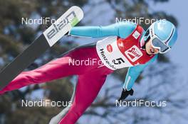 04.02.2017, Hinzenbach, Austria (AUT): Xinyue Chang (CHN) - FIS world cup ski jumping ladies, individual HS94, Hinzenbach (AUT). www.nordicfocus.com. © Modica/NordicFocus. Every downloaded picture is fee-liable.