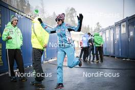 04.02.2017, Hinzenbach, Austria (AUT): Daniela Iraschko-Stolz (AUT) - FIS world cup ski jumping ladies, individual HS94, Hinzenbach (AUT). www.nordicfocus.com. © Modica/NordicFocus. Every downloaded picture is fee-liable.