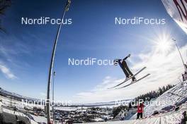 05.02.2017, Hinzenbach, Austria (AUT): Daniela Iraschko-Stolz (AUT) - FIS world cup ski jumping ladies, individual HS94, Hinzenbach (AUT). www.nordicfocus.com. © Modica/NordicFocus. Every downloaded picture is fee-liable.