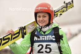 12.03.2017, Oslo, Norway (NOR): Carina Vogt (GER) - FIS world cup ski jumping ladies, individual HS134, Oslo (NOR). www.nordicfocus.com. © Thibaut/NordicFocus. Every downloaded picture is fee-liable.
