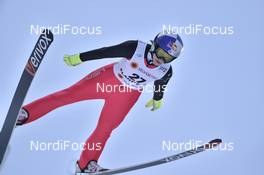 24.02.2017, Lahti, Finland (FIN): Sarah Hendrickson (USA) - FIS nordic world ski championships, ski jumping ladies, individual HS100, Lahti (FIN). www.nordicfocus.com. © Thibaut/NordicFocus. Every downloaded picture is fee-liable.