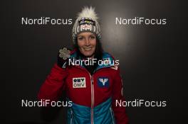 12.03.2017, Oslo, Norway (NOR): Jacqueline Seifriedsberger (AUT), ++ - FIS world cup ski jumping ladies, medals, Oslo (NOR). www.nordicfocus.com. © NordicFocus. Every downloaded picture is fee-liable.
