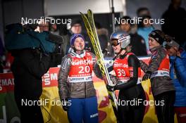 17.12.2017, Hinterzarten, Germany (GER): Silje Opseth (NOR), AnnaOdine Stroem (NOR), Maren Lundby (NOR), Thea Sofie Kleven (NOR) - FIS world cup ski jumping ladies, individual HS108, Hinterzarten (GER). www.nordicfocus.com. © Tumashov/NordicFocus. Every downloaded picture is fee-liable.