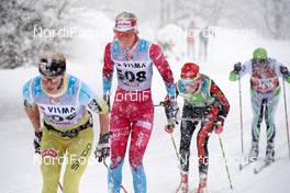 14.01.2017, Seefeld, Austria (AUT): Astrid Oeyre Slind (NOR), Emilia Lindstedt (SWE), Katerina Smutna (CZE), (l-r)  - Visma Ski Classics Kaiser Maximilian Lauf, Seefeld (AUT). www.nordicfocus.com. © Rauschendorfer/NordicFocus. Every downloaded picture is fee-liable.