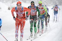 14.01.2017, Seefeld, Austria (AUT): Mats Hakon Breda (NOR), Alexey Dvoskin (RUS), Lukas Bauer (CZE), (l-r)  - Visma Ski Classics Kaiser Maximilian Lauf, Seefeld (AUT). www.nordicfocus.com. © Rauschendorfer/NordicFocus. Every downloaded picture is fee-liable.