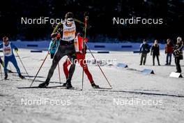22.01.2017, Lienz, Austria (AUT): Manuel Sieber (GER), (l-r)  - FIS Marathon Cup Dolomitenlauf, Lienz (AUT). www.nordicfocus.com. © Bragotto/NordicFocus. Every downloaded picture is fee-liable.