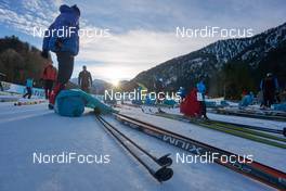 05.02.2017, Oberammergau, Germany (GER): preparation before of the start of the race - FIS Worldloppet Cup Koenig Ludwig Lauf, Oberammergau (GER). www.nordicfocus.com. © Rauschendorfer/NordicFocus. Every downloaded picture is fee-liable.