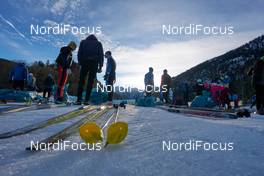 05.02.2017, Oberammergau, Germany (GER): preparation before of the start of the race - FIS Worldloppet Cup Koenig Ludwig Lauf, Oberammergau (GER). www.nordicfocus.com. © Rauschendorfer/NordicFocus. Every downloaded picture is fee-liable.