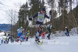 05.02.2017, Oberammergau, Germany (GER): group of athletes - FIS Worldloppet Cup Koenig Ludwig Lauf, Oberammergau (GER). www.nordicfocus.com. © Rauschendorfer/NordicFocus. Every downloaded picture is fee-liable.