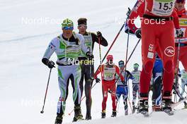 05.02.2017, Oberammergau, Germany (GER): Alberto Dalla Via (ITA), Max Olex (GER), (l-r)  - FIS Worldloppet Cup Koenig Ludwig Lauf, Oberammergau (GER). www.nordicfocus.com. © Rauschendorfer/NordicFocus. Every downloaded picture is fee-liable.