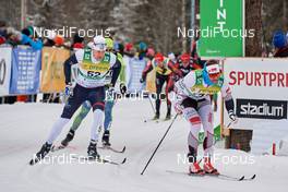 05.03.2017, Mora, Sweden (SWE): Rikard Tynell (SWE), Oeystein Pettersen (NOR), (l-r)  - Ski Classics Vasaloppet, Mora (SWE). www.nordicfocus.com. © Rauschendorfer/NordicFocus. Every downloaded picture is fee-liable.