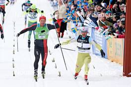 05.03.2017, Mora, Sweden (SWE): Andreas Nygaard (NOR), John Kristian Dahl (NOR), (l-r)  - Ski Classics Vasaloppet, Mora (SWE). www.nordicfocus.com. © Rauschendorfer/NordicFocus. Every downloaded picture is fee-liable.