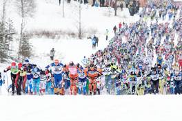 05.03.2017, Mora, Sweden (SWE): Start of the race - Ski Classics Vasaloppet, Mora (SWE). www.nordicfocus.com. © Rauschendorfer/NordicFocus. Every downloaded picture is fee-liable.
