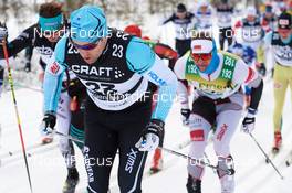 05.03.2017, Mora, Sweden (SWE): Joergen Brink (SWE), Oeystein Pettersen (NOR), (l-r)  - Ski Classics Vasaloppet, Mora (SWE). www.nordicfocus.com. © Rauschendorfer/NordicFocus. Every downloaded picture is fee-liable.