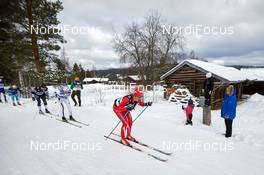 05.03.2017, Mora, Sweden (SWE): group of athletes with spectators - Ski Classics Vasaloppet, Mora (SWE). www.nordicfocus.com. © Rauschendorfer/NordicFocus. Every downloaded picture is fee-liable.
